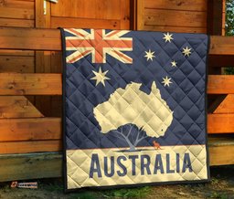 premium quilts australia map quilts vintage aus flag