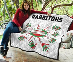 rabbitohs indigenous premium quilt animals aboriginal