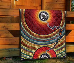 premium quilts aboriginal dot painting quilts ver11