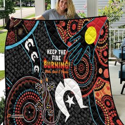 naidoc week 2024 quilt keep the fire burning indigenous art