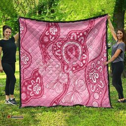 australia indigenous quilt breast cancer pink aboriginal butterfly