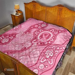 australia indigenous quilt breast cancer pink aboriginal butterfly