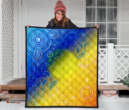 aboriginal premium quilt indigenous fishing