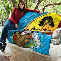 sharks rugby anzac day quilt sharkies rosemary starry night