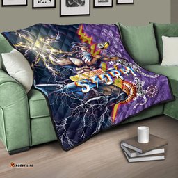 storm aboriginal rugby premium quilt super storm thunder power