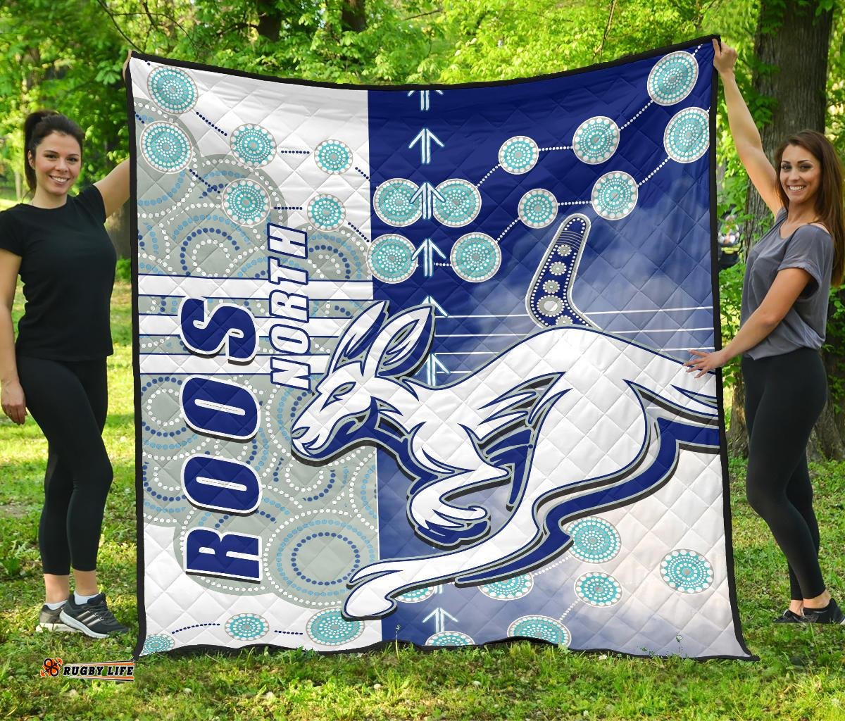 melbourne kangaroos premium quilt indigenous north roos