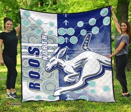melbourne kangaroos premium quilt indigenous north roos