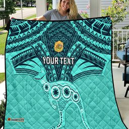 custom australia matildas quilt polynesian mix turquoise marble