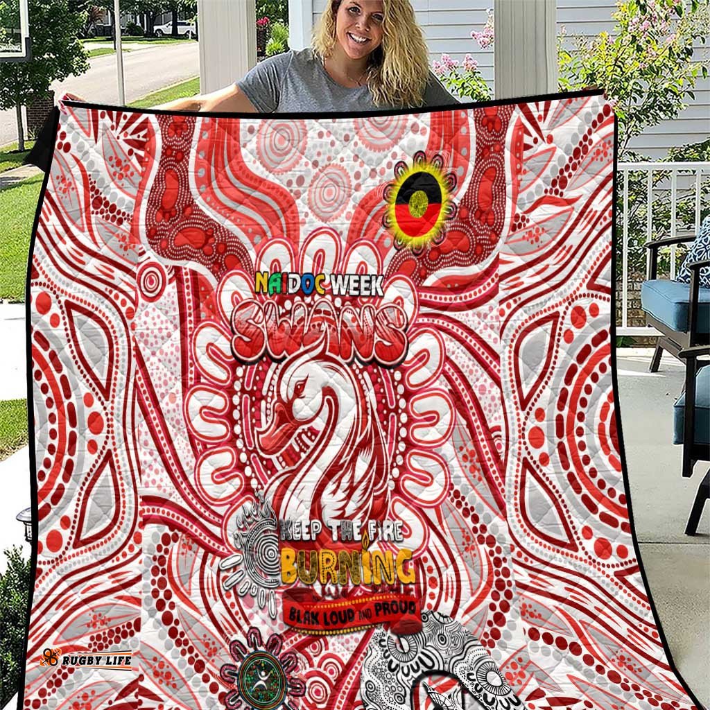 sydney swans naidoc week 2024 quilt mascot football