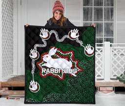 rabbitohs premium quilt aboriginal 2
