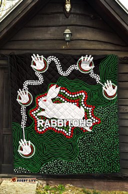 rabbitohs premium quilt aboriginal 2