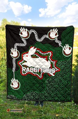 rabbitohs premium quilt aboriginal 2