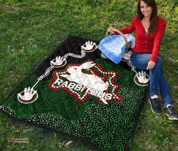 rabbitohs premium quilt aboriginal 2