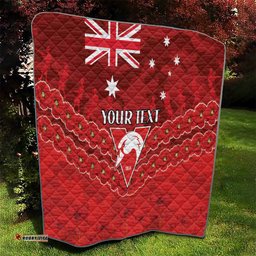 custom swans football quilt anzac lest we forget