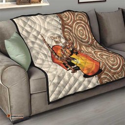 thorny devil australia quilt baby moloch horridus with ants aboriginal art