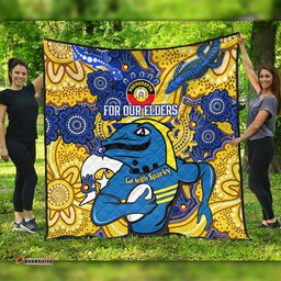 Parramatta Eels Naidoc Week Custom Quilt - For Our Elders Home Jersey Quilt