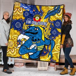 Parramatta Eels Naidoc Week Custom Quilt - For Our Elders Home Jersey Quilt