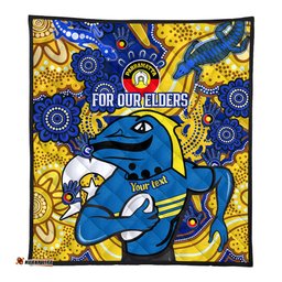 Parramatta Eels Naidoc Week Custom Quilt - For Our Elders Home Jersey Quilt