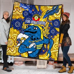 Parramatta Eels Naidoc Week Custom Quilt - For Our Elders Home Jersey Quilt