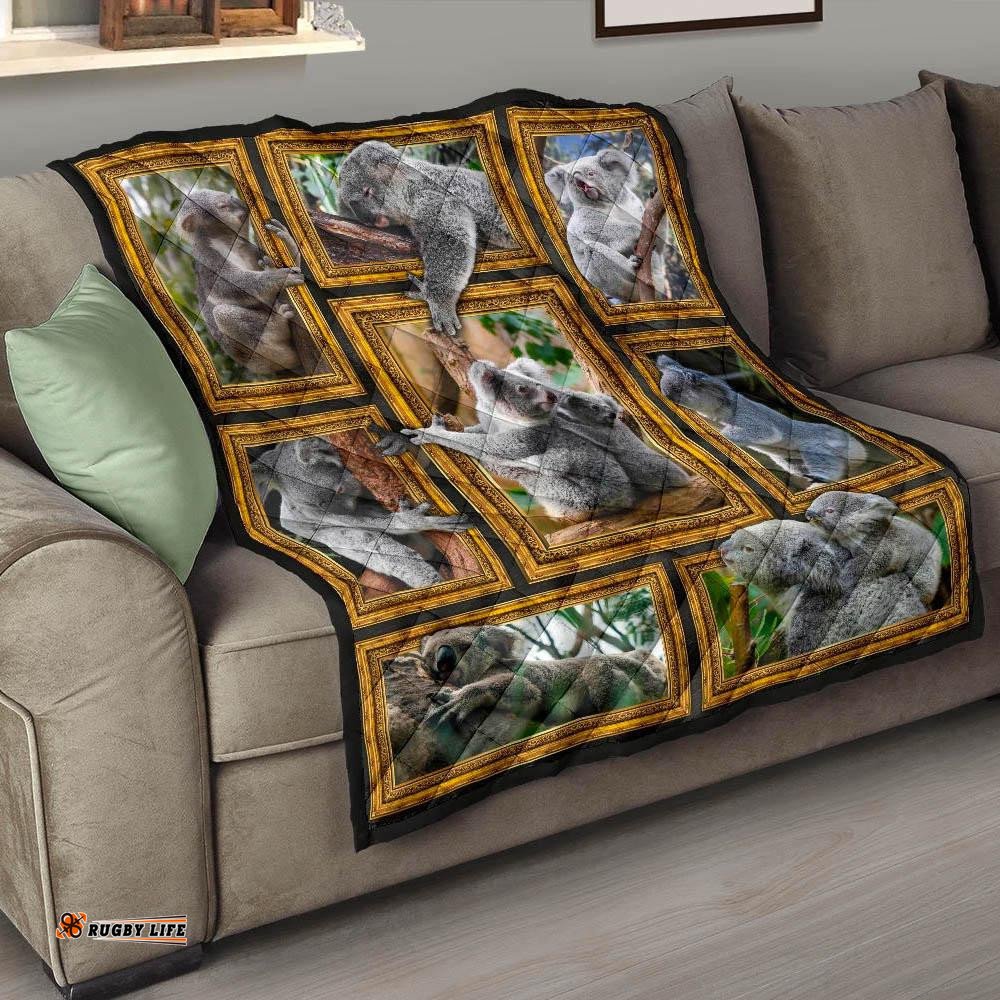 premium quilt koala quilt 3d frame