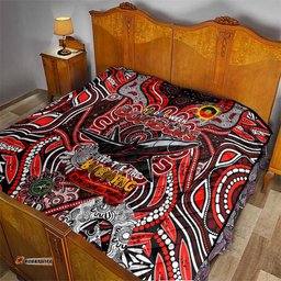 essendon bombers naidoc week 2024 quilt mascot football