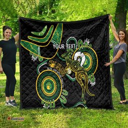 custom matildas naidoc week quilt australia kangaroo keep the fire burning black