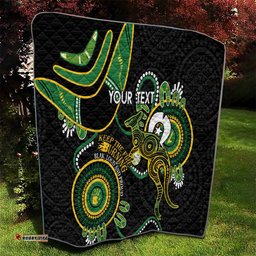 custom matildas naidoc week quilt australia kangaroo keep the fire burning black