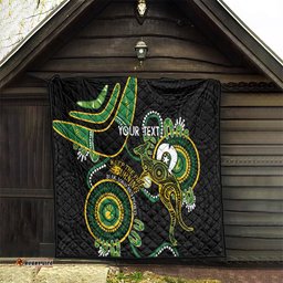 custom matildas naidoc week quilt australia kangaroo keep the fire burning black