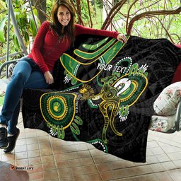 custom matildas naidoc week quilt australia kangaroo keep the fire burning black