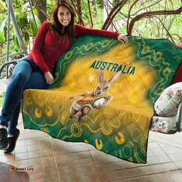 australia rugby 2024 quilt go wallabies aboriginal pattern