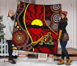 premium quilt australia aboriginal dots with didgeridoo