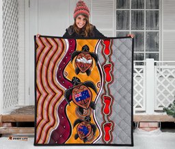 premium quilt aboriginal patterns quilt turtle