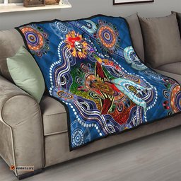 personalised knights naidoc week 2024 quilt australia aboriginal dot painting