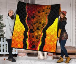 premium quilts aboriginal patterns coverlets golden style