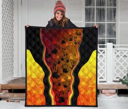 premium quilts aboriginal patterns coverlets golden style