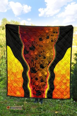 premium quilts aboriginal patterns coverlets golden style