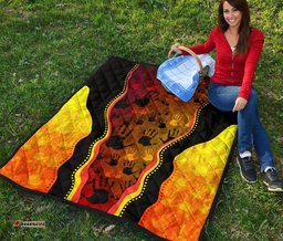 premium quilts aboriginal patterns coverlets golden style