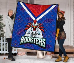 sydney roosters indigenous premium quilt prairie style no1