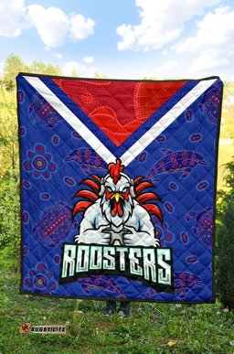 sydney roosters indigenous premium quilt prairie style no1