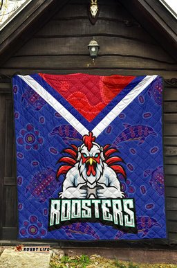 sydney roosters indigenous premium quilt prairie style no1