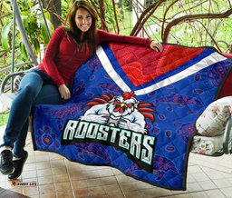 sydney roosters indigenous premium quilt prairie style no1