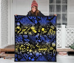 australia premium quilt australian aboriginal golden wattle