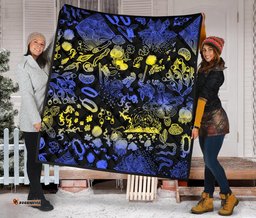 australia premium quilt australian aboriginal golden wattle