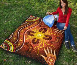 aboriginal premium quilt indigenous patterns ver10