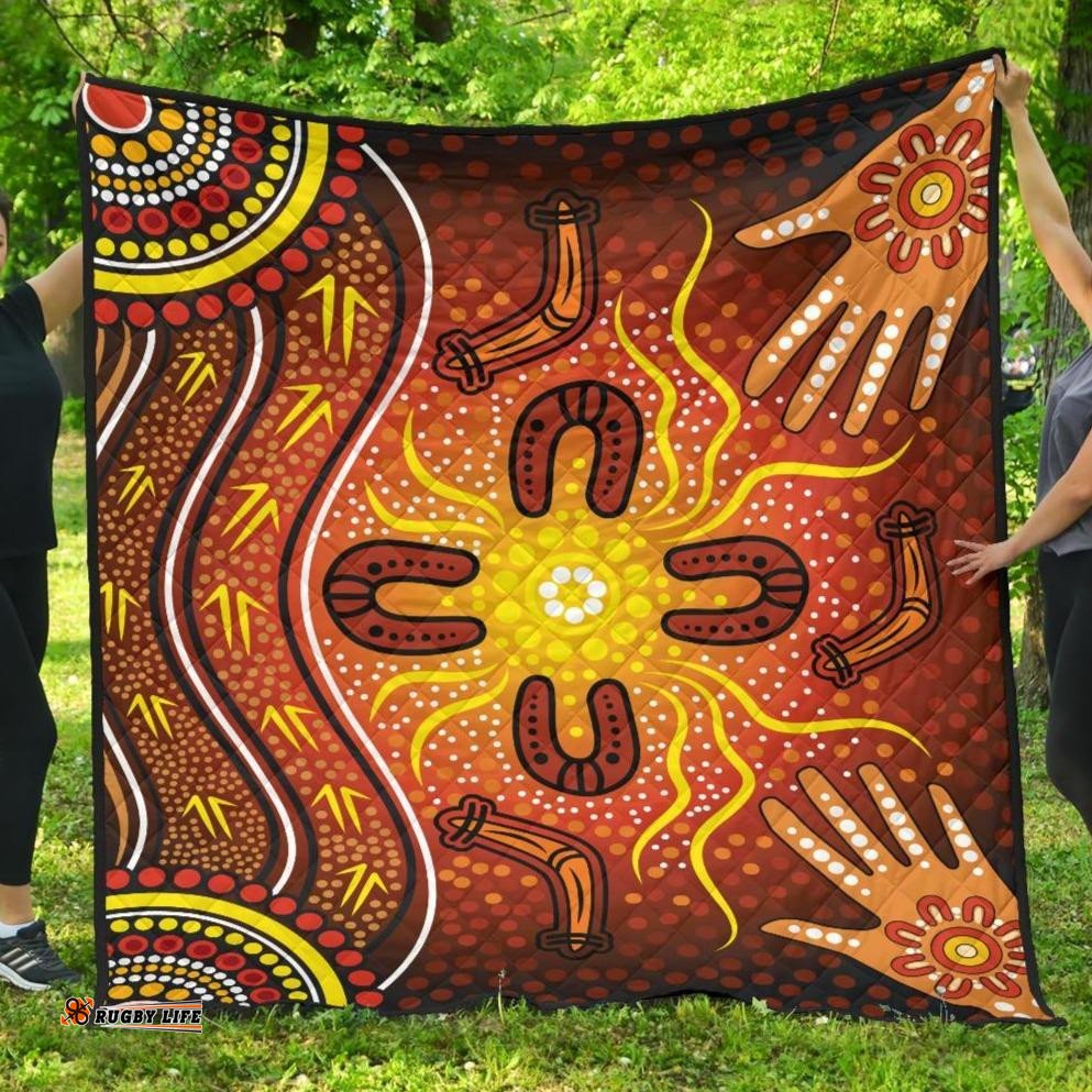 aboriginal premium quilt indigenous patterns ver10