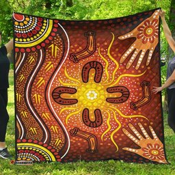 aboriginal premium quilt indigenous patterns ver10