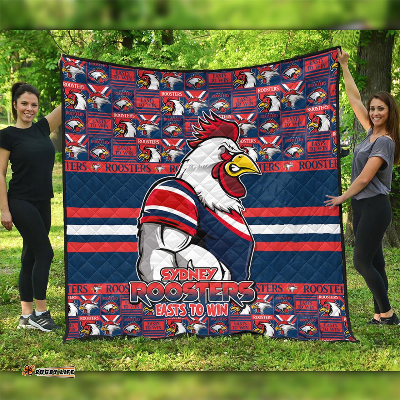 Amazing Aussie Sydney Roosters Champion���s Pride Comic Style Quilt