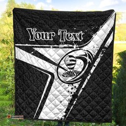 custom text brittany rugby personalised premium quilt breizh rugby