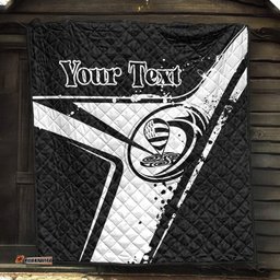 custom text brittany rugby personalised premium quilt breizh rugby
