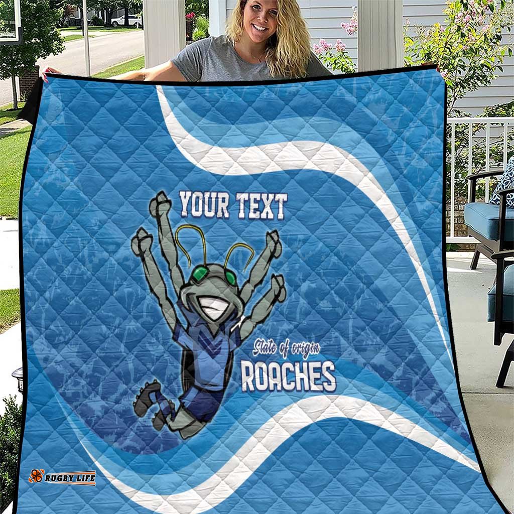 custom nsw cockroaches blues quilt new south wales origin no2